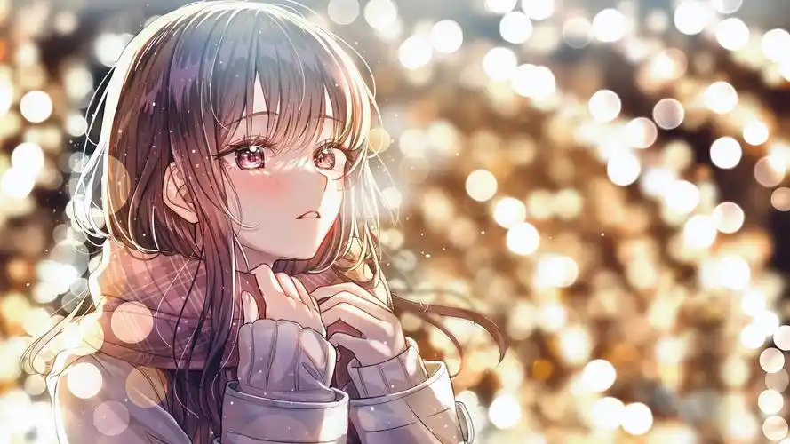 动漫少女 二次元少女番剧主视觉图